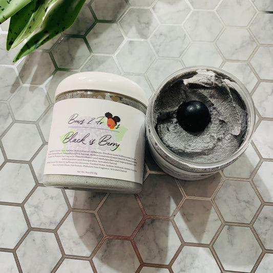 Black is Berry Whipped Soap Scrub